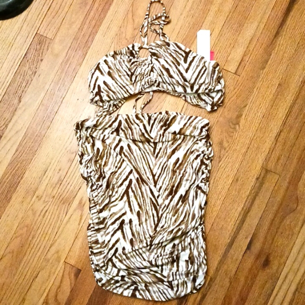 2pc skirt and top